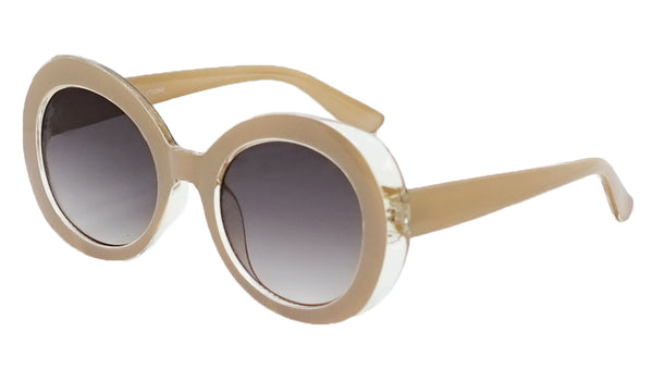 משקפי שמש עגולים אוברסייז בסגנון וינטג' לנשים דגם ליאן